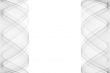 Abstract monochrome graphic frame