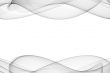 Abstract monochrome graphic frame