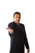 business man offering hand