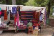 Market Booth with Textiles