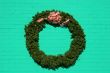 Wreath on Green