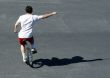 Boy on a unicycle