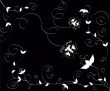 Flowers and butterflies