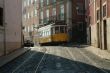 tramway in street