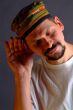 listening man