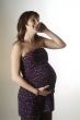 pregnant woman with mobile phone