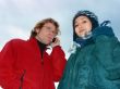 Couple in winter clothes