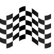 Checkered racing flag