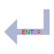 Colored Enter Arrow