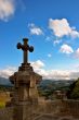 Cross over the blue sky