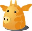 Cartoon giraffe