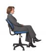 business woman on an office chair