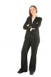 business woman standing and smiling