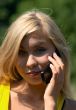 pretty girl with mobile phone