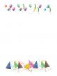 Celebrations letter background illustration