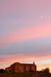 The moon over the old Chapel
