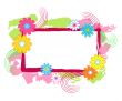 Flowers frame