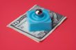 marble steel and ten dollar bill
