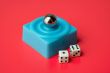 marble steel and dices