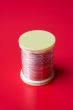 bobbin of thread on a red background