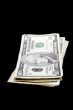 Stack of dollar bills