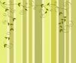 Foliage on stripes