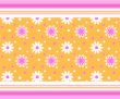 Flowers and stripes