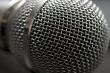 Microphone head (grille) close-up