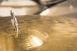 Focus on cymbal