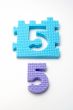 Puzzle colorful numbers