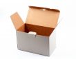 Open cardboard box