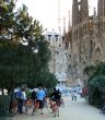 Barcelona. Cathedral Sagrada Familia. Excursion