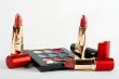 Detail of assortment of makeups.  Macro shot