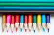 Colored school pencils