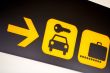 Follow the yellow sign