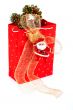 Santa Claus and red bag