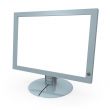 Computer monitor with blank screen