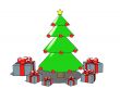 Christmas Tree & Presents