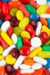 Detail of colorful sweets background