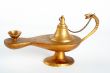 Brass oil lamp