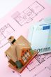 House and euro bills