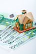 House and euro bills
