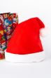 Detail of christmas hat and bag