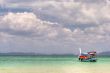 boat on turquoise
