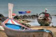 sleeping rowboat