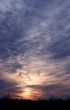 Cloudy Purple Sunset