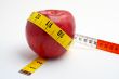 Red Apple with tape measure