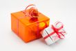 Two gift boxes white background