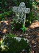 Ancient cross and stone