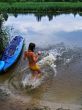 after tourist bathing